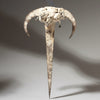 A LARGE KAOLIN ENCRUSTED POWER AXE SYMBOL FROM EWE OF GHANA W AFRICA ( No 4602 )