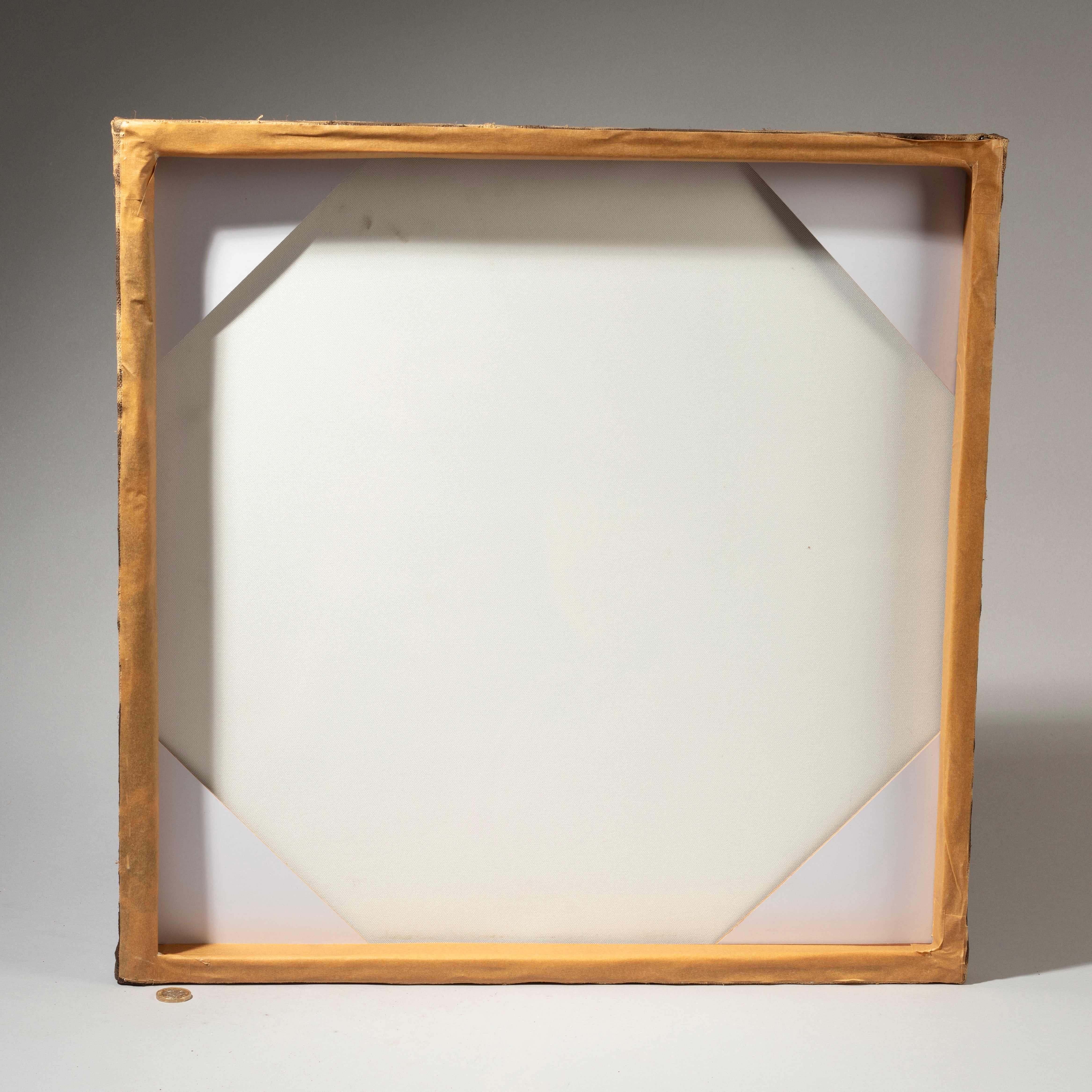 A RARE MOUNTED RAFFIA SKIRT FRAGMENT FROM THE KUBA PEOPLE OF CONGO ( No 4617 )