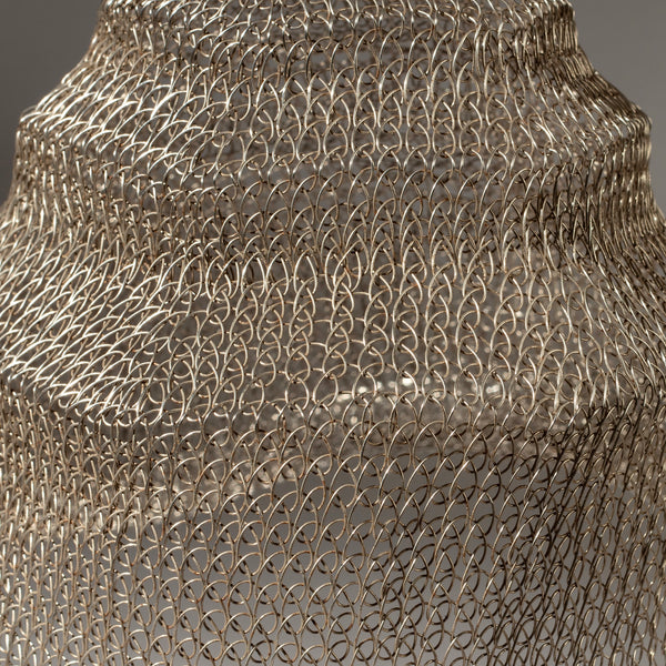 A DECORATIVE WIRE WEAVE HAT, SUMBA, INDONESIA ( No 4622 )