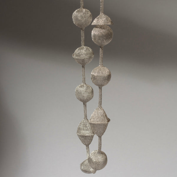 A FINELY WOVEN WIRE NECKLACE, SUMBA, INDONESIA ( No 4583)l