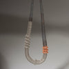 A SOPHISTICATED, EASY TO WEAR, WOVEN WIRE NECKLACE, SUMBA, INDONESIA ( No 4584 )