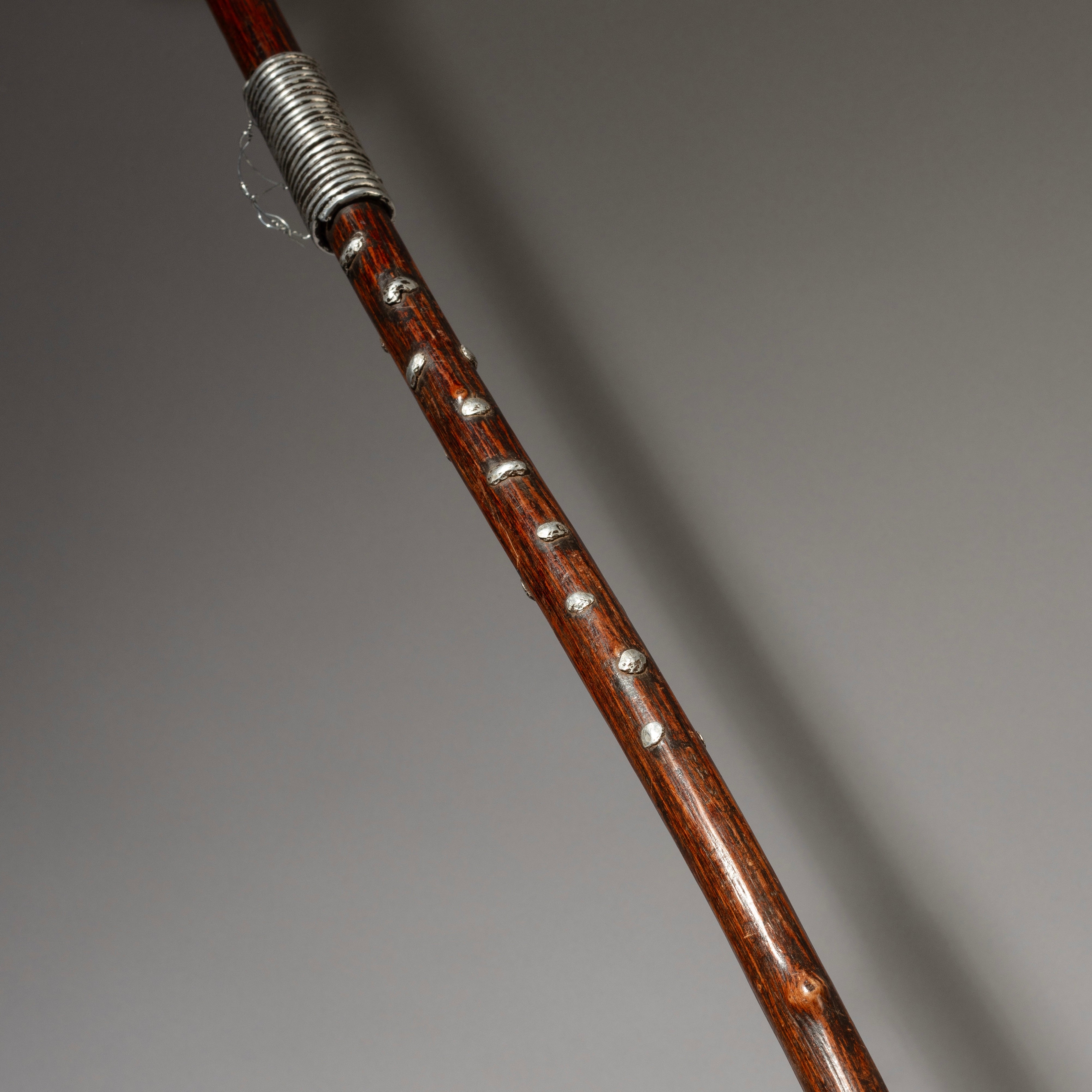 A GLORIOUSLY PATINATED ELDERS STAFF FROM TANZANIA EAST.AFRICA ( No 4630 )
