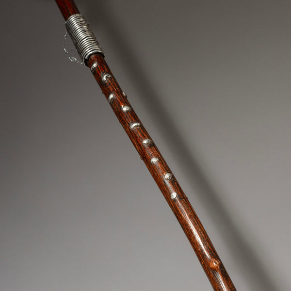 A GLORIOUSLY PATINATED ELDERS STAFF FROM TANZANIA EAST.AFRICA ( No 4630 )