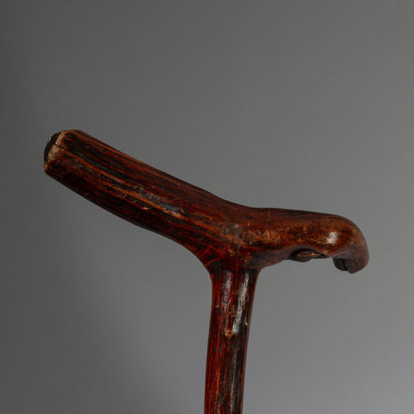 A GLORIOUSLY PATINATED ELDERS STAFF FROM TANZANIA EAST.AFRICA ( No 4630 )