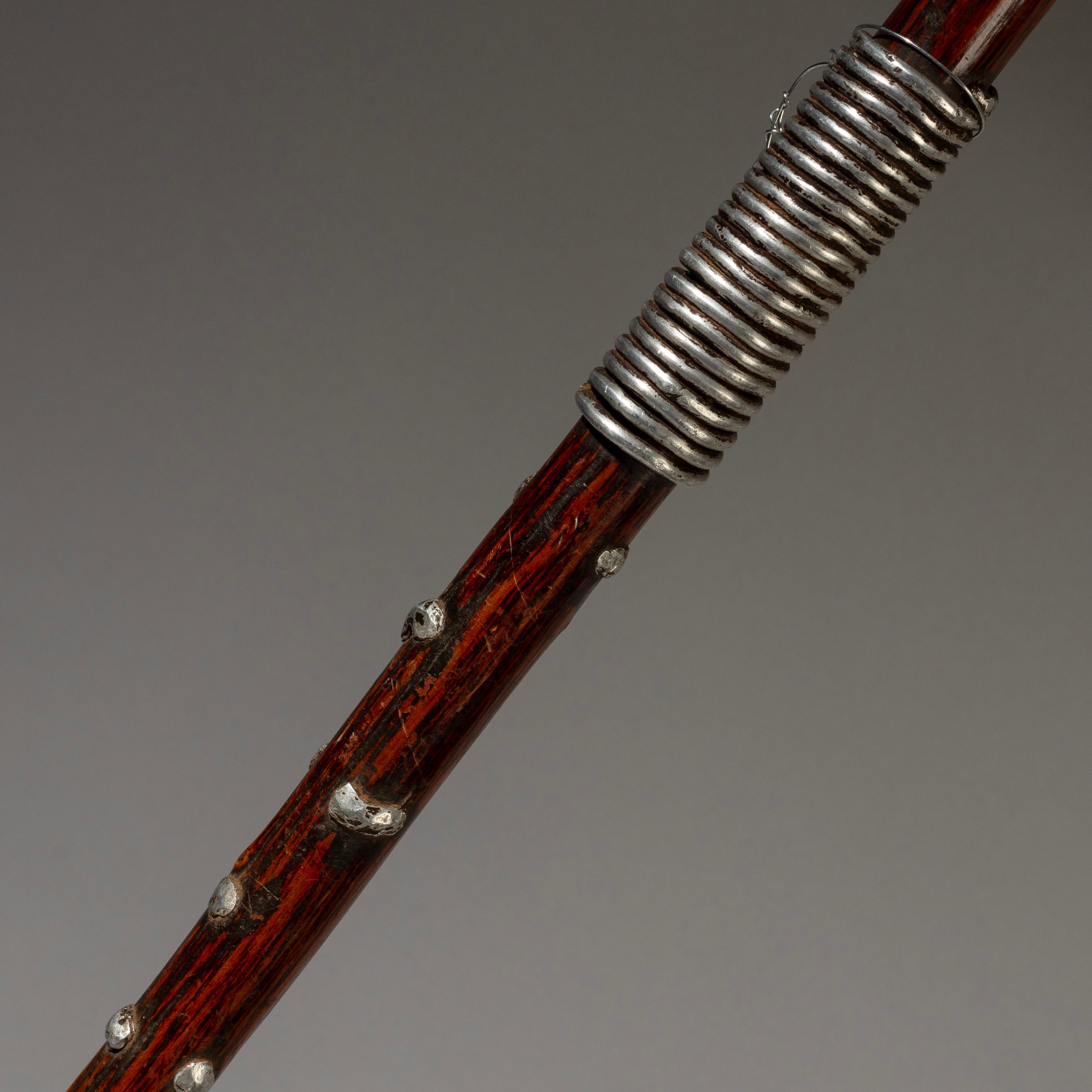 A GLORIOUSLY PATINATED ELDERS STAFF FROM TANZANIA EAST.AFRICA ( No 4630 )