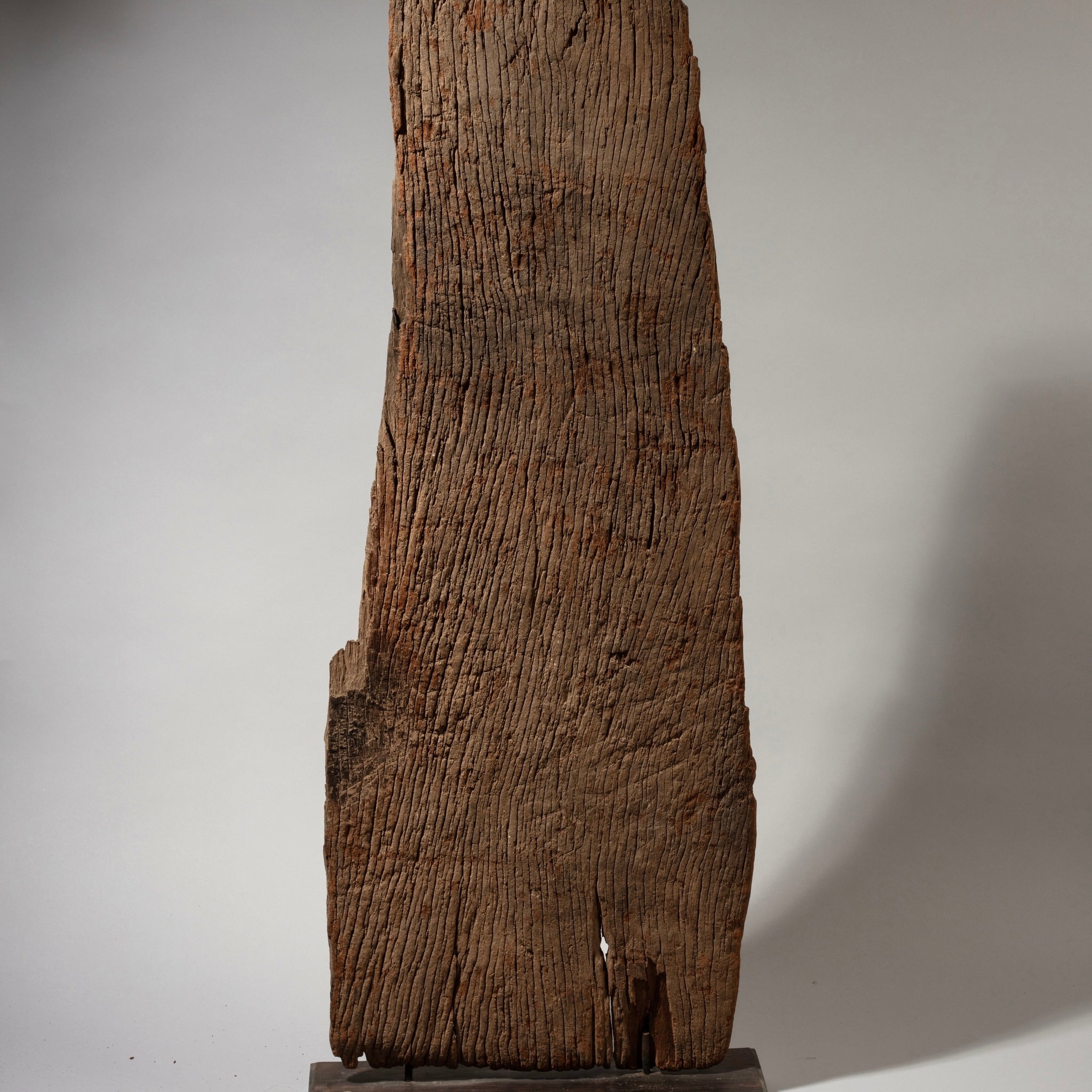 A WEATHERED LARGE FIGURATIVE  DOOR PANEL, YORUBA TRIBE OF NIGERIA EX UK COLL. (No 4641 )