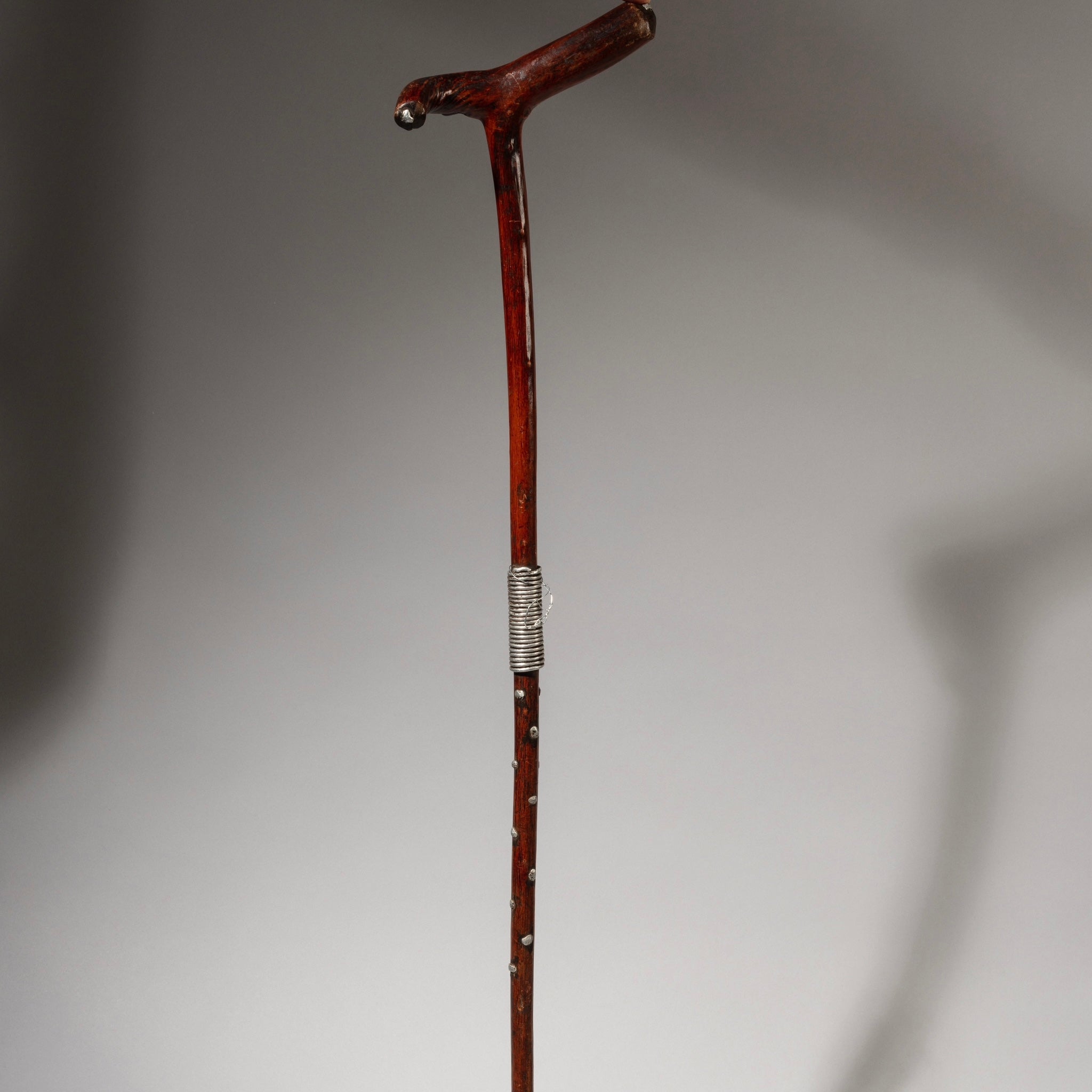 A GLORIOUSLY PATINATED ELDERS STAFF FROM TANZANIA EAST.AFRICA ( No 4630 )