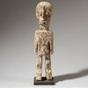 A CHUNKY  GEOMETRIC ADAN ANCESTOR FIGURE FROM GHANA ( No 4592 )