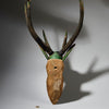 A LARGE GREEN DEER SCULPTURE FROM INDONESIA ‘’’’’’ NB ONLY FOR COLLECTION FROM LONDON OR OUR POP UP , NOT FOR POSTAGE  ( No 4680 )