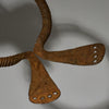 A DRAMATIC IRON TORQUE CURRENCY KIRDI TRIBE OF CAMEROON, WEST AFRICA ( No 4685 )