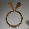 A DRAMATIC IRON TORQUE CURRENCY KIRDI TRIBE OF CAMEROON, WEST AFRICA ( No 4685 )