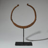 A SCULPTURAL IRON TORQUE CURRENCY MUMUYE TRIBE NIGERIA, WEST AFRICA ( No 4687 )