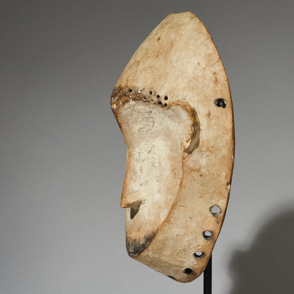 A HARMONIOUS MASK FROM LEGA TRIBE, CONGO ( No 4720 )