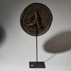 A WELL PATINATED & INLAID ETHIOPIAN WOODEN SHIELD FROM DORSE TRIBE ( No 4734 )