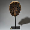 A POWERFUL WHITE PIGMENT MASK LEGA TRIBE, CONGO ( No 4718 )