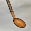 A WELL PATINATED ZULU SPOON , EX UK COLLECTION [ No 4732 )