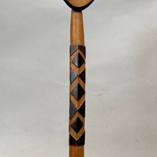 A WELL PATINATED ZULU SPOON , EX UK COLLECTION [ No 4732 )