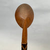 A WELL PATINATED ZULU SPOON , EX UK COLLECTION [ No 4732 )