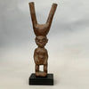 A LIKEABLE LOBI FIGURATIVE CATAPULT FROM THE IVORY COAST, W.AFRICA ( No 4705 )