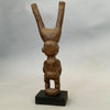 A LIKEABLE LOBI FIGURATIVE CATAPULT FROM THE IVORY COAST, W.AFRICA ( No 4705 )