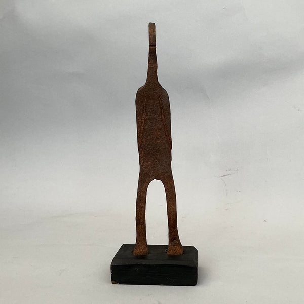 A ELEGANT IRON FIGURE , FROM LOBI TRIBE BURKINA FASO ( No 4715 )