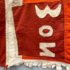 AN IMPACTFUL  ASAFO FLAG FROM THE FANTE TRIBE OF GHANA W.AFRICA (No 4723 )