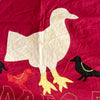 A BIRD RICH ASAFO FLAG FROM THE FANTE TRIBE OF GHANA W.AFRICA (No 4722 )