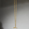 A BRILLIANT BAULE BRONZE NECKLACE WITH PRESTIGE SWORD PENDANT, IVORY COAST (  No 4769