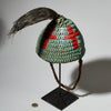 AN APPEALING LEGA TRIBE BUTTON HAT FROM CONGO ( No 4970)