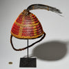 A SUPERB LEGA TRIBE BUTTON HAT FROM CONGO ( No 4969 )