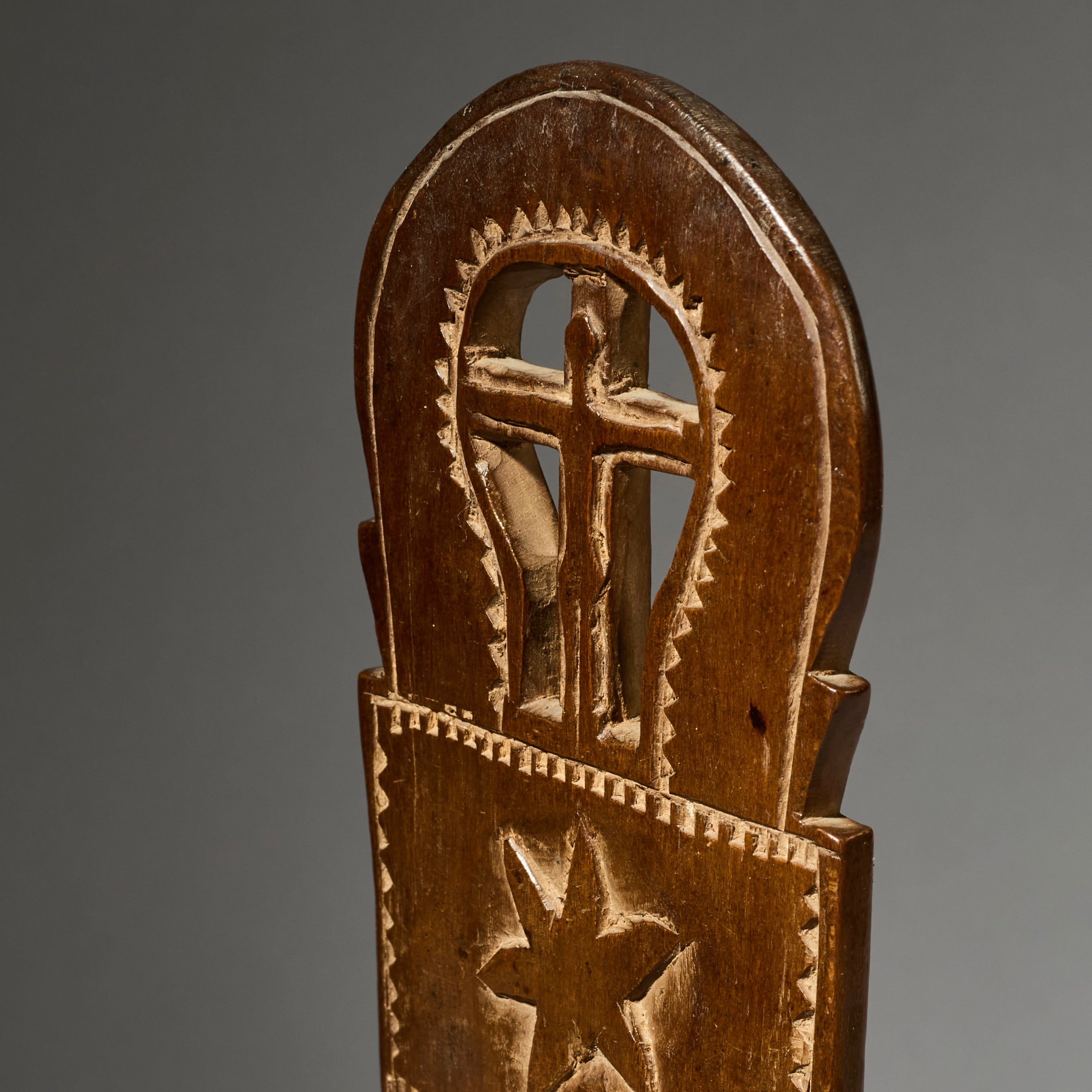 A FINE LOVE COMB, BAULE TRIBE IVORY COAST W. AFRICA (No 4904)