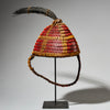 A SUPERB LEGA TRIBE BUTTON HAT FROM CONGO ( No 4969 )
