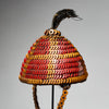 A SUPERB LEGA TRIBE BUTTON HAT FROM CONGO ( No 4969 )