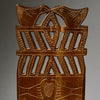 A DETAILED LARGE GEOMETRIC HAIR COMB, BAULE TRIBE IVORY COAST W. AFRICA (No 4938)