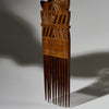 A DETAILED LARGE GEOMETRIC HAIR COMB, BAULE TRIBE IVORY COAST W. AFRICA (No 4938)