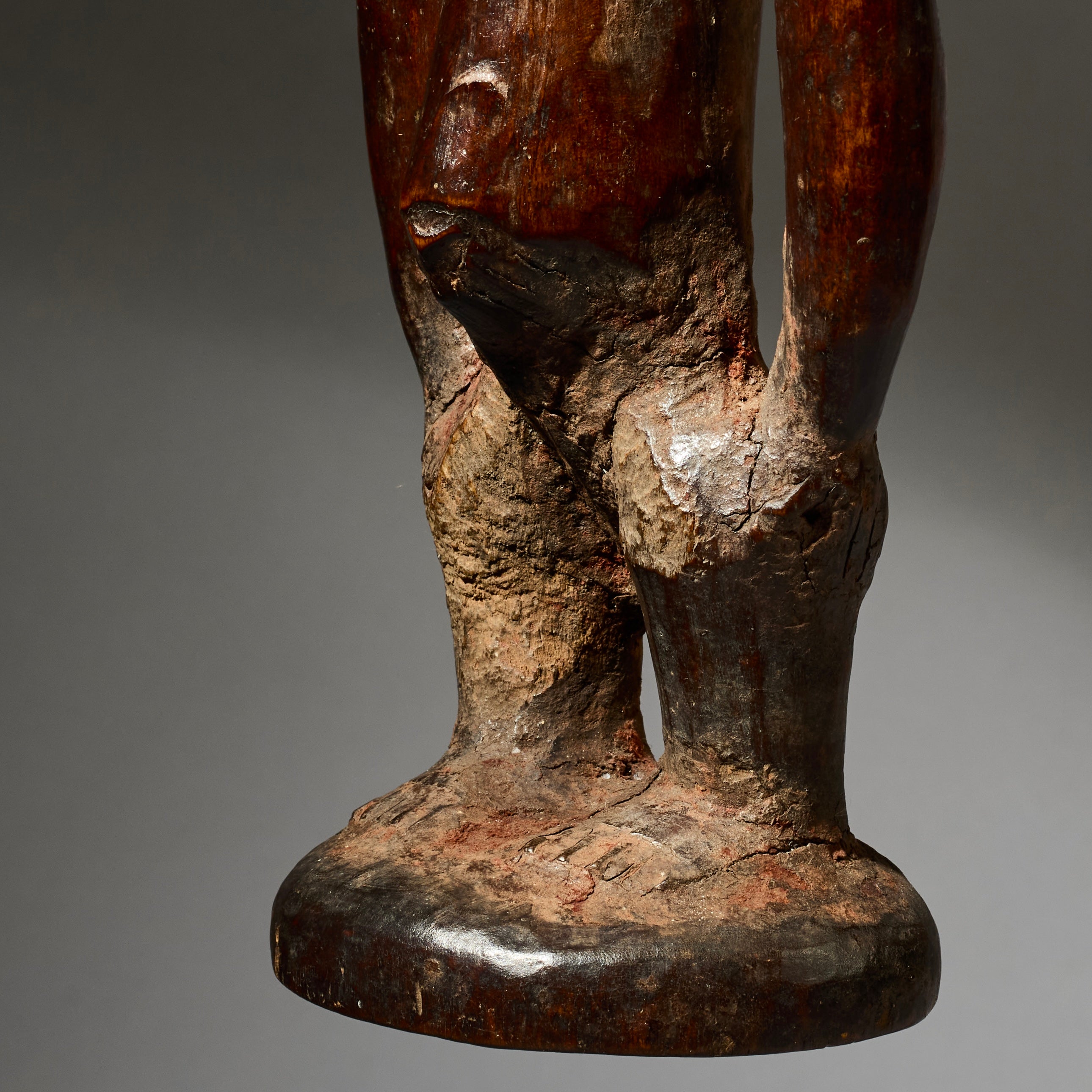 A FINE OLD  IBEJI, EX UK COLL. YORUBA TRIBE OF NIGERIA ( No 4901 )