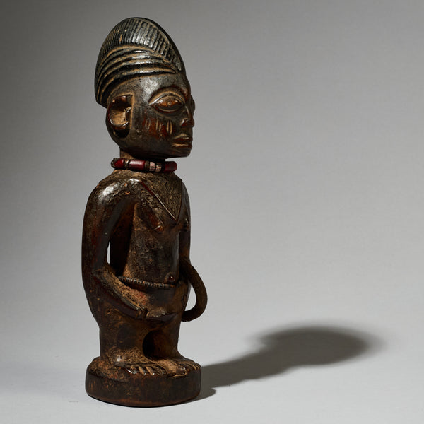 A LOVELY OLD  IBEJI, EX UK COLL. YORUBA TRIBE OF NIGERIA ( No 4899)