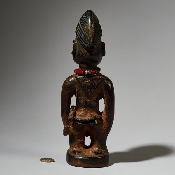 A LOVELY OLD  IBEJI, EX UK COLL. YORUBA TRIBE OF NIGERIA ( No 4899)