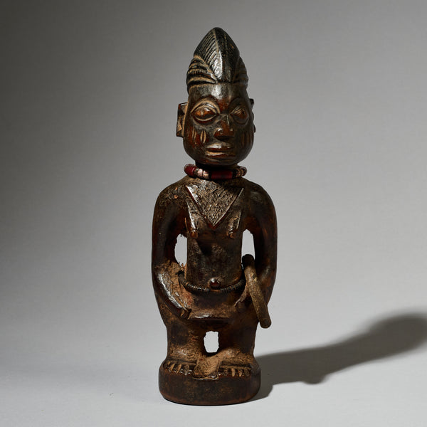 A LOVELY OLD  IBEJI, EX UK COLL. YORUBA TRIBE OF NIGERIA ( No 4899)