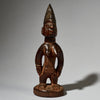 A FINE WELL PATINATED OLD  IBEJI, EX UK COLL. YORUBA TRIBE OF NIGERIA ( No 4900)