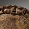 Sold SJ  PRETTY YORUBA TRIBE DIVINATION PLATE FROM  NIGERIA ( No 4962