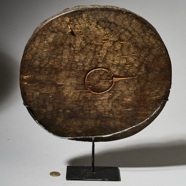 Sold SJ  PRETTY YORUBA TRIBE DIVINATION PLATE FROM  NIGERIA ( No 4962
