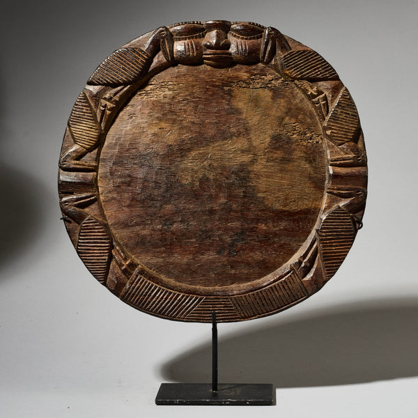 Sold SJ  PRETTY YORUBA TRIBE DIVINATION PLATE FROM  NIGERIA ( No 4962