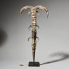 A IRON FIGURE TALISMAN FROM EWE TRIBE OF TOGO , ENCRUSTED WITH COWRIES AND IRON  ( No 4930