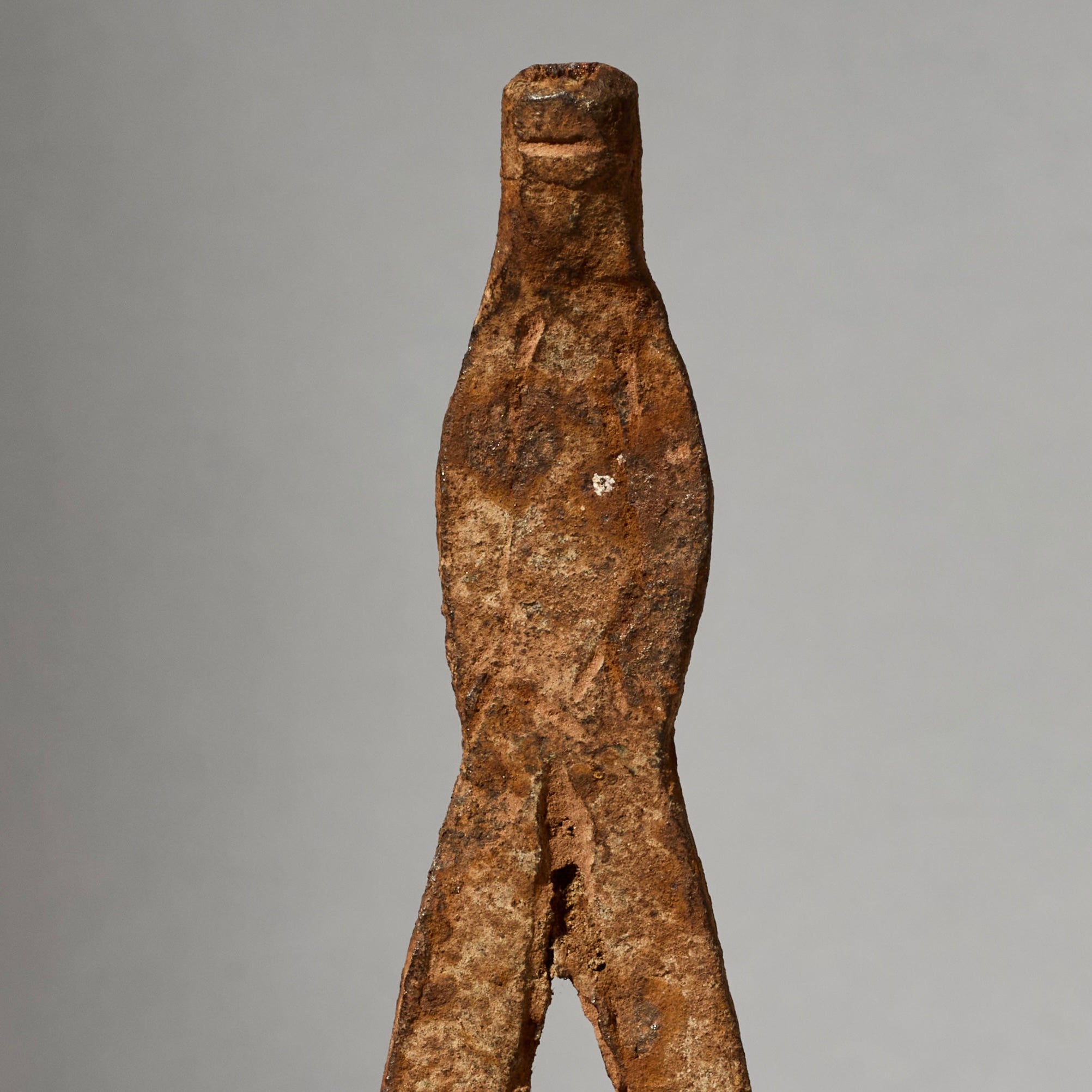 A SMALL IRON FIGURE  FROM LOBI TRIBE BURKINA FASO ( No 4929]