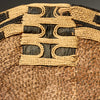 A STUNNING ANTIQUE BARK BOTTOM COVER, EX UK COLL. MANGBETU  TRIBE OF THE CONGO( No 4964 )