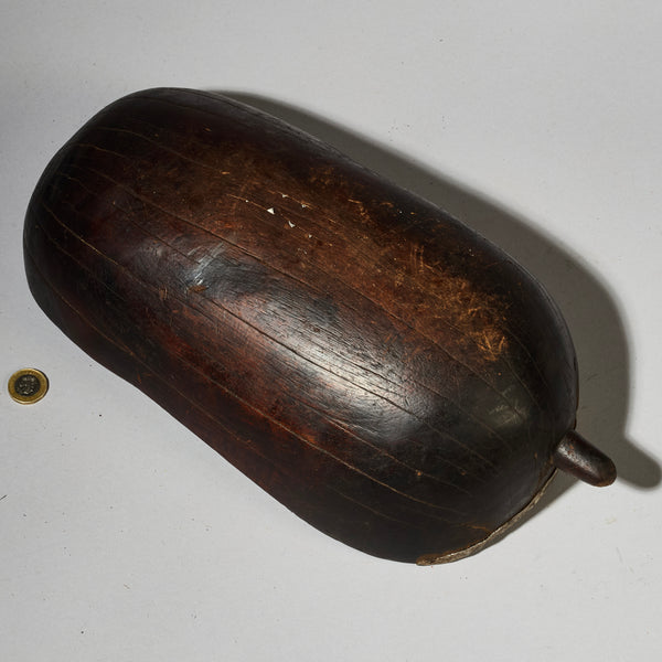 A UNIQUELY REPAIRED, WELL PATINATED BOWL, FROM TUTSI TRIBE OF RWANDA ( No 4741 )