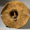 A SCULPTURAL THICK LEATHER SHIELD FROM BEDJA PEOPLE  E.AFRICA ( No 4956)
