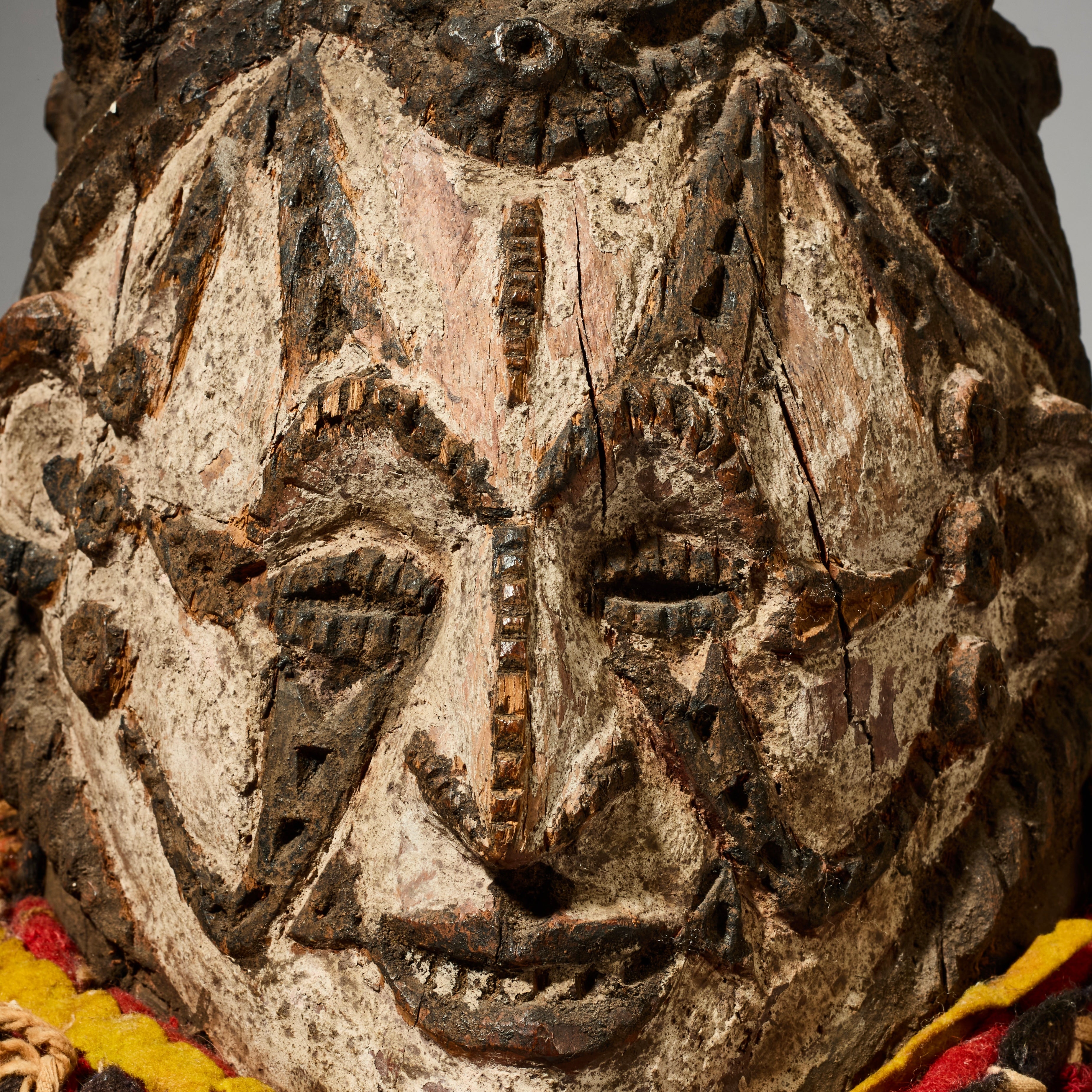 A FINE IGBO MASK EX UK COLL., NIGERIA W AFRICA (No 4970 )