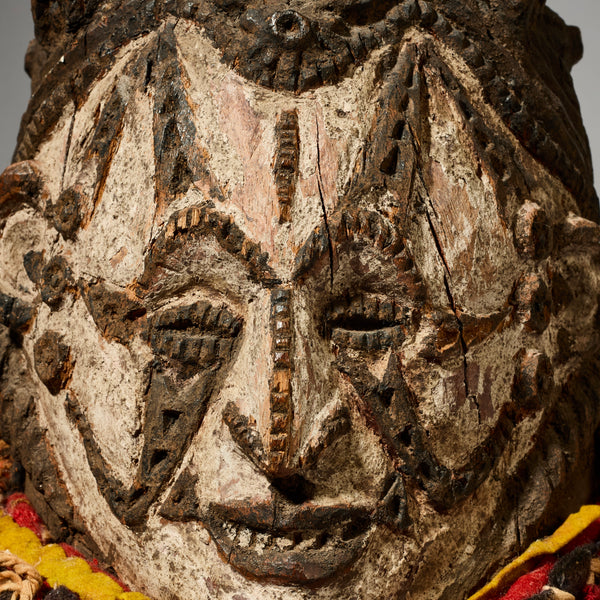 A FINE IGBO MASK EX UK COLL., NIGERIA W AFRICA (No 4970 )